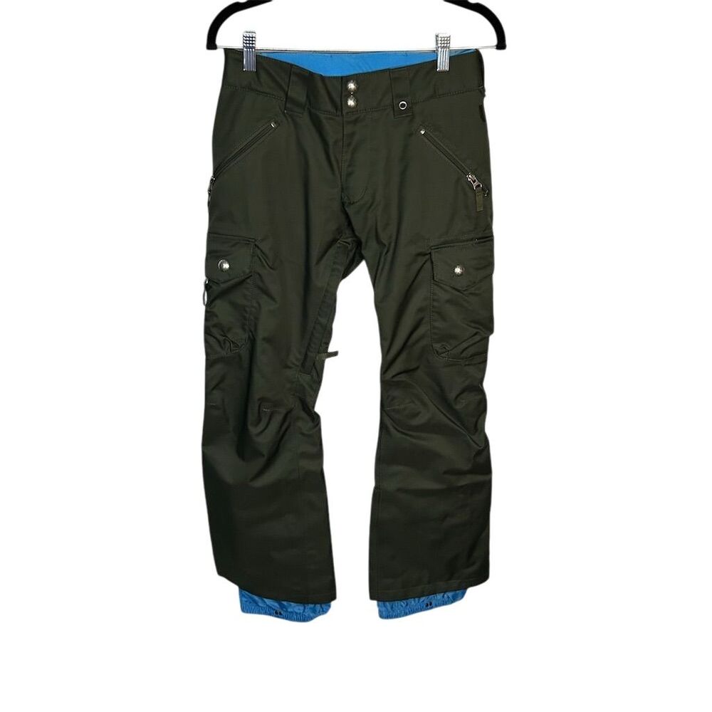 Burton Juniors Snowboard Pants XXS Green Water Resistant Ski Snowboarding